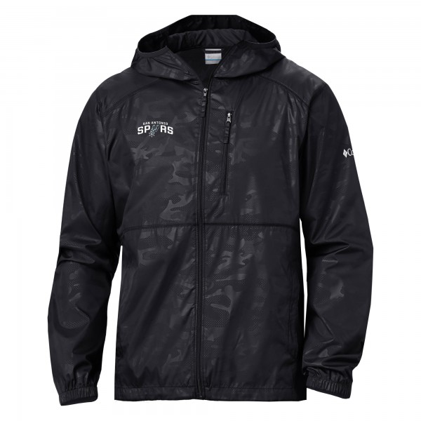 Ветровка на молнии San Antonio Spurs Columbia Camo Flash Forward - Black