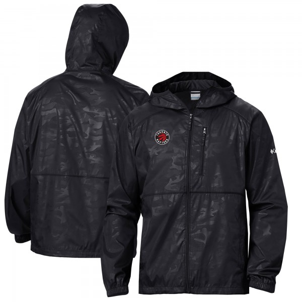 Ветровка на молнии Toronto Raptors Columbia Camo Flash Forward - Black