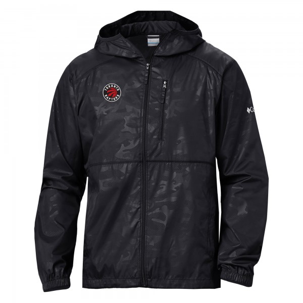 Ветровка на молнии Toronto Raptors Columbia Camo Flash Forward - Black