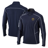 Толстовка на короткой молнии Denver Nuggets Columbia Shotgun - Navy