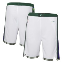 Детские шорты Milwaukee Bucks Nike 2021/22 City Edition Courtside Swingman - White