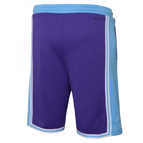 Детские шорты Los Angeles Lakers Nike 2021/22 City Edition Courtside Swingman - Black - атрибутика NBA