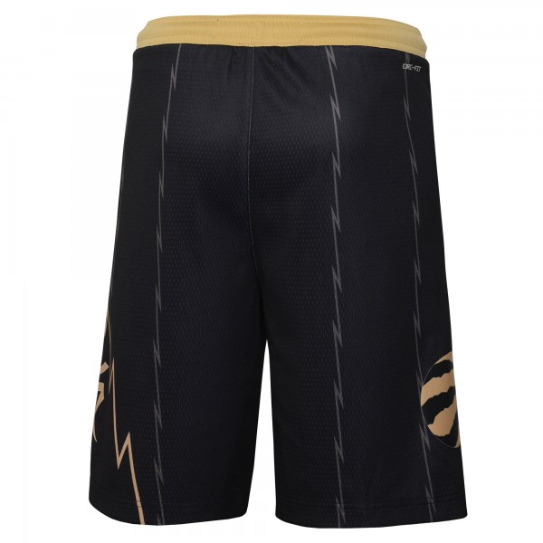 Детские шорты Toronto Raptors Nike 2021/22 City Edition Courtside Swingman - Black - атрибутика NBA