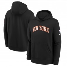 Детская толстовка New York Knicks Nike 2021/22 City Edition Essential - Black