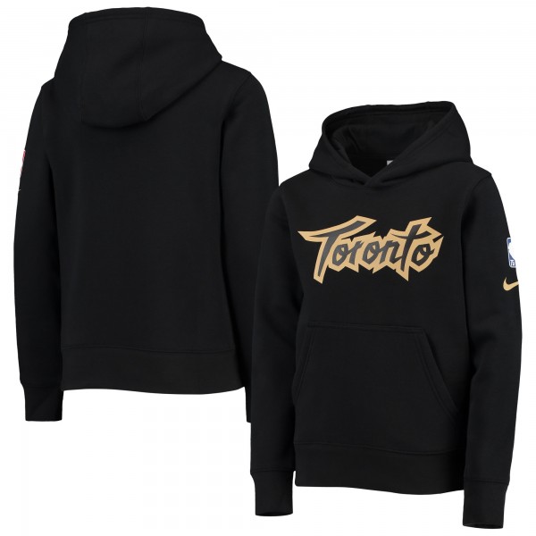 Детская толстовка Toronto Raptors Nike 2021/22 City Edition Essential - Black
