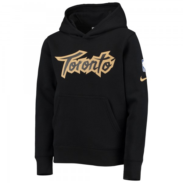 Детская толстовка Toronto Raptors Nike 2021/22 City Edition Essential - Black