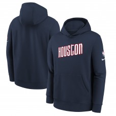 Детская толстовка Houston Rockets Nike 2021/22 City Edition Essential - Navy