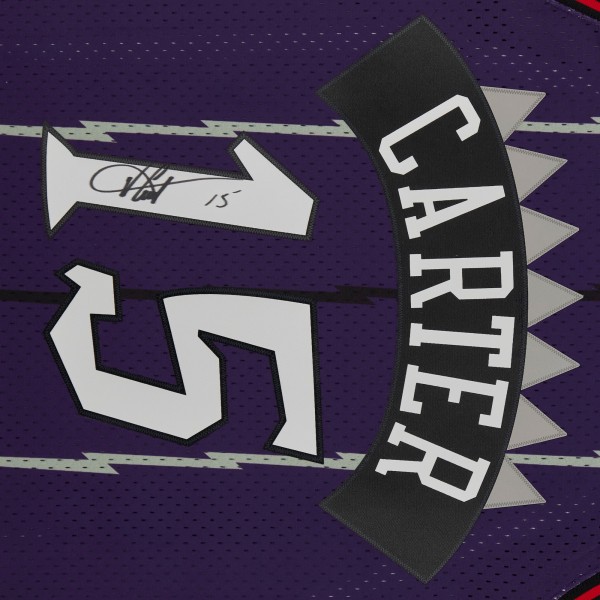 Autographed Toronto Raptors Vince Carter Fanatics Authentic Purple 1999 Mitchell & Ness Swingman Jersey