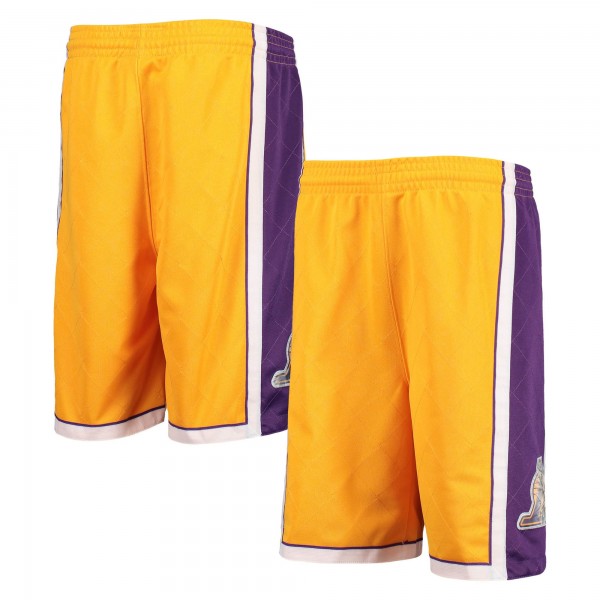 Детские шорты Los Angeles Lakers Mitchell & Ness 2009 Hardwood Classics 75th Anniversary Swingman - Gold - атрибутика NBA