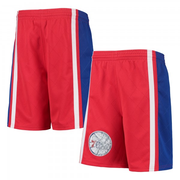 Детские шорты Philadelphia 76ers Mitchell & Ness 1996 Hardwood Classics 75th Anniversary Swingman - Red - атрибутика NBA