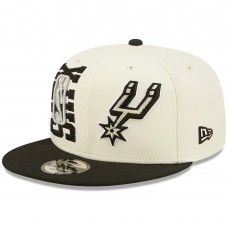 Бейсболка San Antonio Spurs New Era 2022 NBA Draft 9FIFTY - Cream/Black