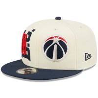 Бейсболка Washington Wizards New Era 2022 NBA Draft 9FIFTY - Cream/Navy