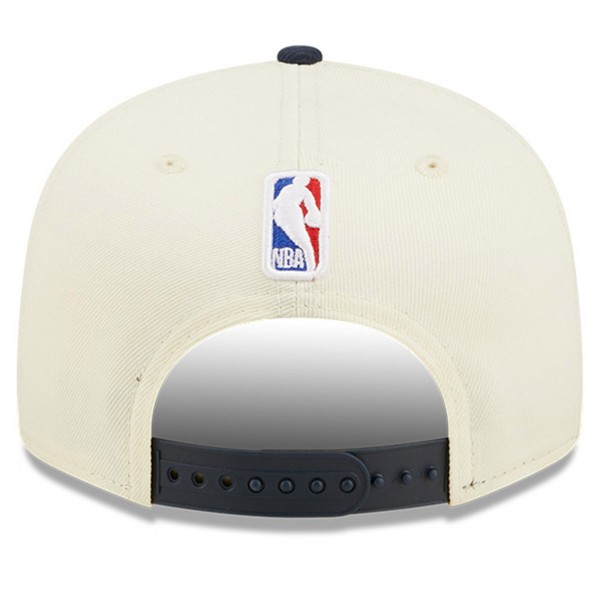 Бейсболка Washington Wizards New Era 2022 NBA Draft 9FIFTY - Cream/Navy
