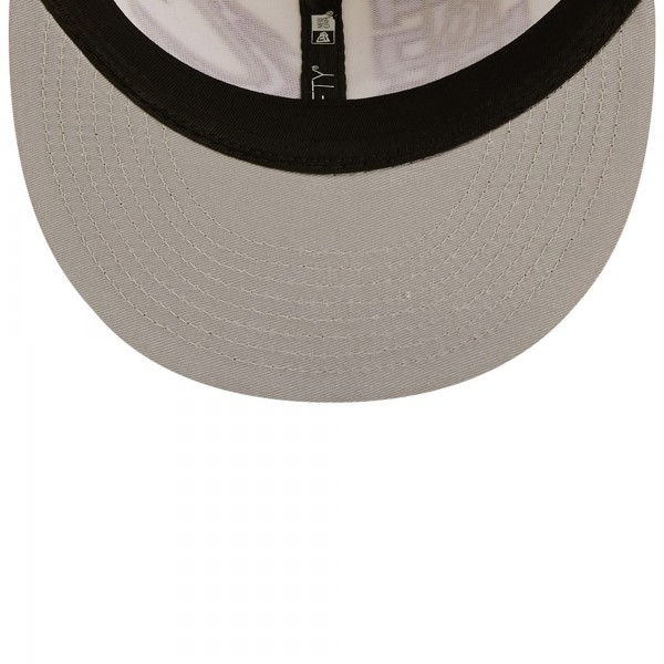 Бейсболка Cleveland Cavaliers New Era 2022 NBA Draft 59FIFTY - Cream/Wine