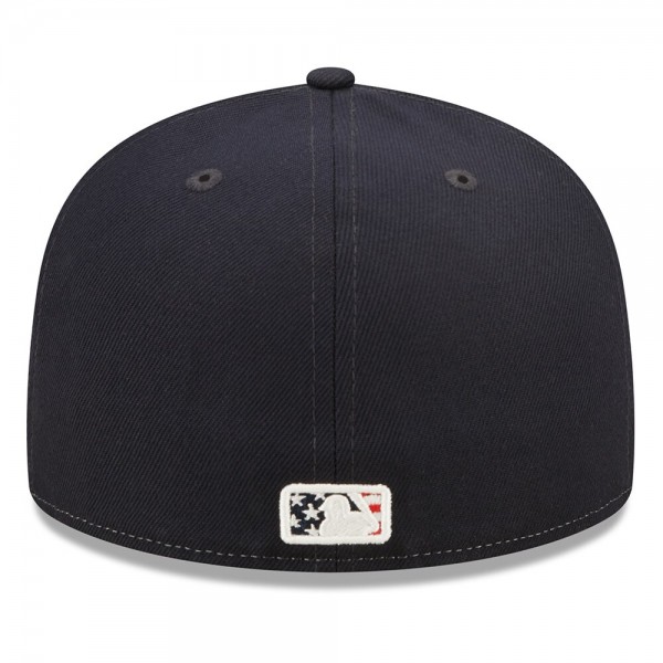 Бейсболка New York Yankees New Era 2022 4th of July On-Field 59FIFTY - Navy