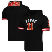 Именная футболка с капюшоном Trae Young Atlanta Hawks Pro Standard - Black
