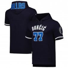Именная футболка с капюшоном Luka Doncic Dallas Mavericks Pro Standard - Navy