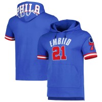 Именная футболка с капюшоном Joel Embiid Philadelphia 76ers Pro Standard - Royal