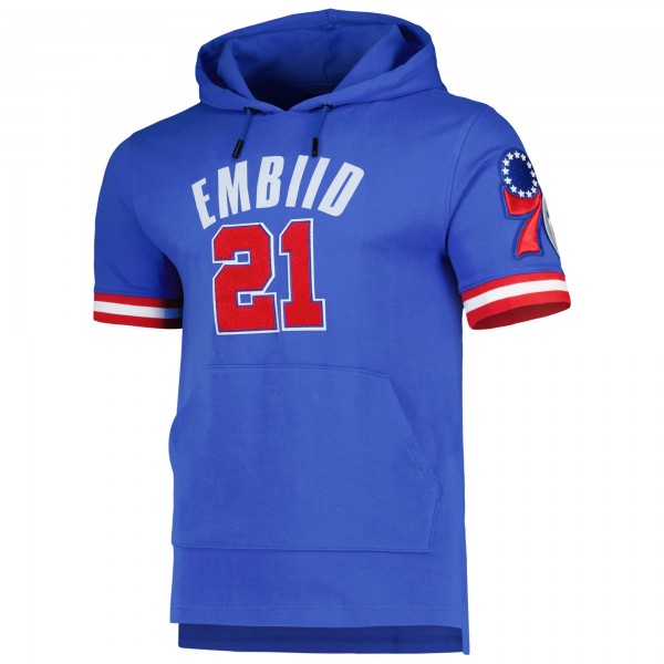 Именная футболка с капюшоном Joel Embiid Philadelphia 76ers Pro Standard - Royal