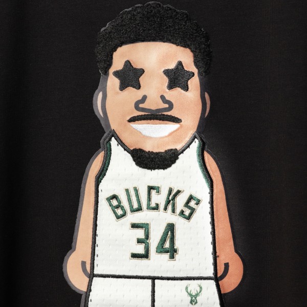 Футболка Giannis Antetokounmpo Milwaukee Bucks Pro Standard Caricature - Black