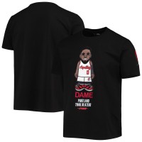 Футболка Damian Lillard Portland Trail Blazers Pro Standard Caricature - Black