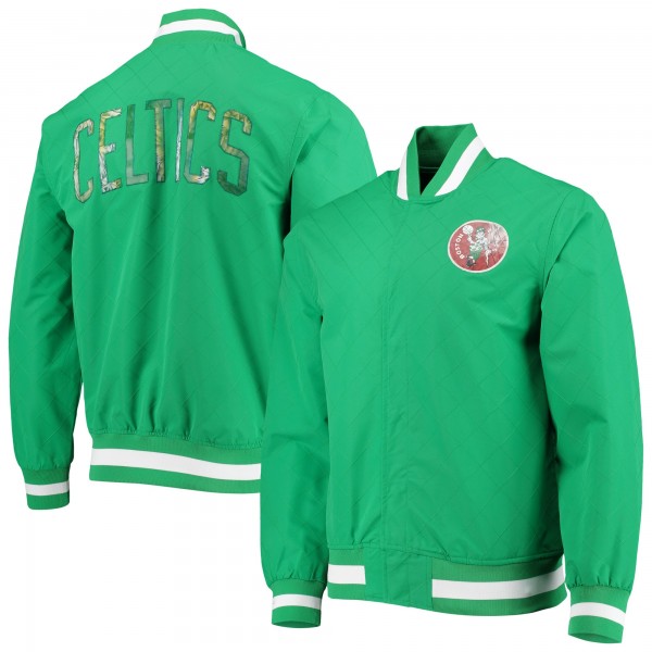 Куртка Boston Celtics Mitchell & Ness Hardwood Classics 75th Anniversary Authentic - Kelly Green
