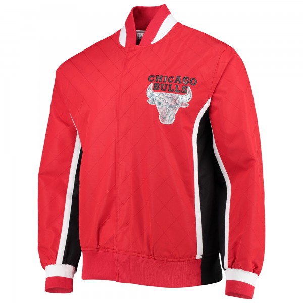 Куртка на кнопках Chicago Bulls Mitchell & Ness Hardwood Classics 75th Anniversary Authentic Warmup - Red