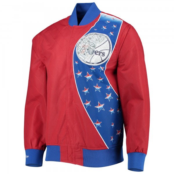 Куртка Philadelphia 76ers Mitchell & Ness Hardwood Classics 75th Anniversary Authentic - Red