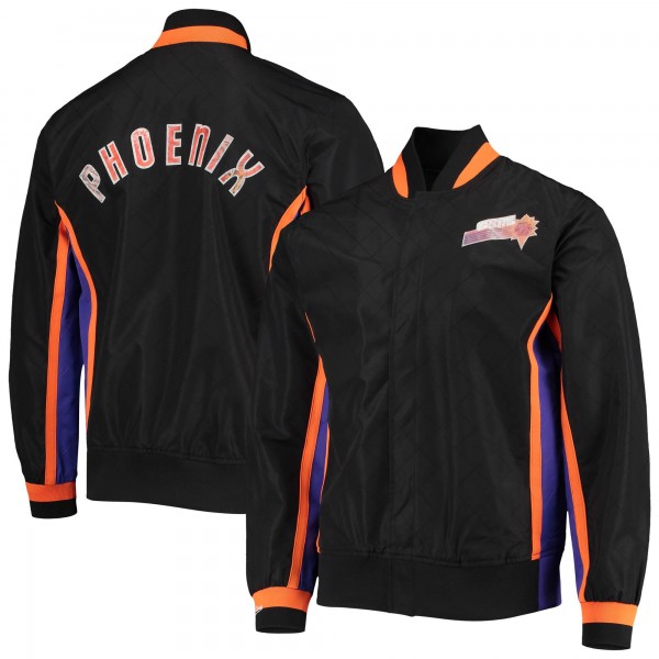 Куртка на кнопках Phoenix Suns Mitchell & Ness Hardwood Classics 75th Anniversary Authentic Warmup - Black