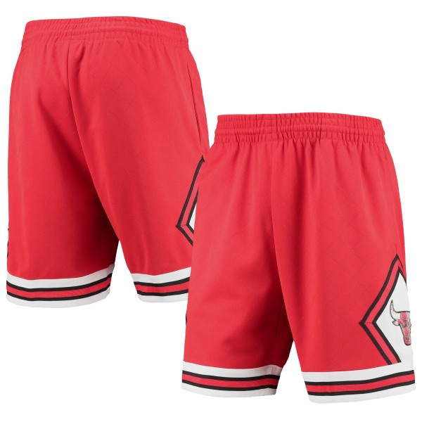 Шорты Chicago Bulls Mitchell & Ness 1997 Hardwood Classics 75th Anniversary Swingman - Red - спортивная одежда НБА