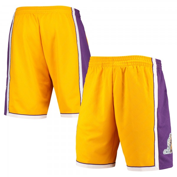 Шорты Los Angeles Lakers Mitchell & Ness 2009 Hardwood Classics 75th Anniversary Swingman - Gold