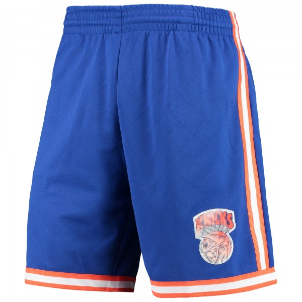 Шорты New York Knicks Mitchell & Ness 1991 Hardwood Classics 75th Anniversary Swingman - Blue - спортивная одежда НБА