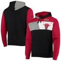 Толстовка Chicago Bulls Mitchell & Ness Hardwood Classics Colorblock - Black