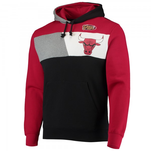 Толстовка Chicago Bulls Mitchell & Ness Hardwood Classics Colorblock - Black