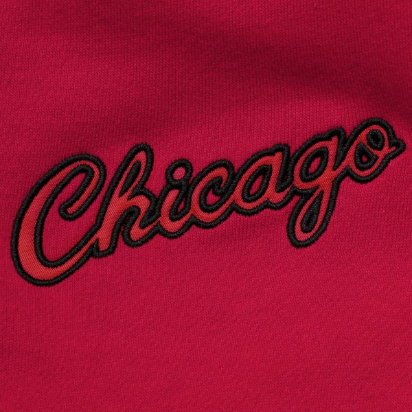 Толстовка Chicago Bulls Mitchell & Ness Hardwood Classics Colorblock - Black