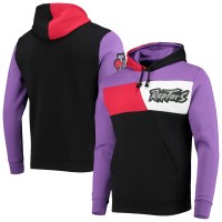Толстовка с капюшоном Toronto Raptors Mitchell & Ness Hardwood Classics Colorblock - Black