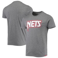 Футболка Brooklyn Nets Sportiqe Moments Mixtape Comfy Tri-Blend - Heathered Gray