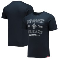 Футболка New Orleans Pelicans Sportiqe Team Ball Comfy Tri-Blend - Navy