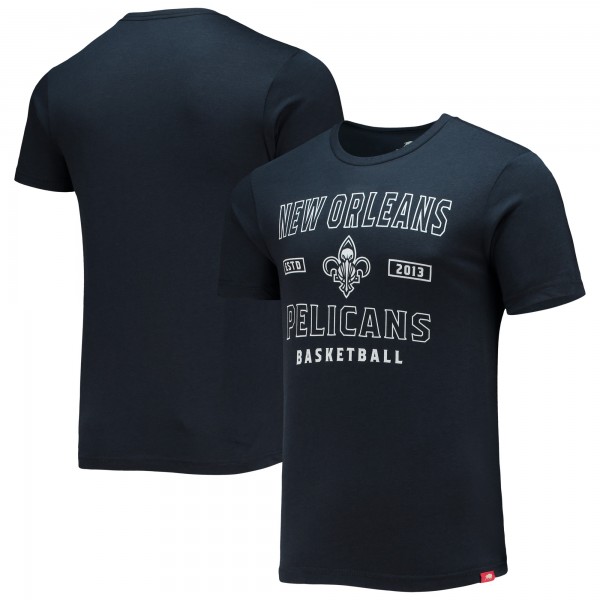 Футболка New Orleans Pelicans Sportiqe Team Ball Comfy Tri-Blend - Navy