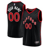 Детская именная игровая майка Toronto Raptors Fast Break Replica Black - Statement Edition