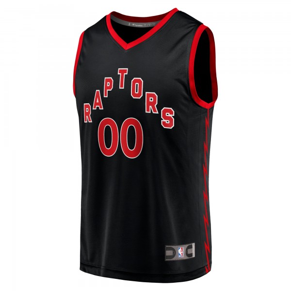Детская именная игровая майка Toronto Raptors Fast Break Replica Black - Statement Edition - баскетбольная джерси NBA