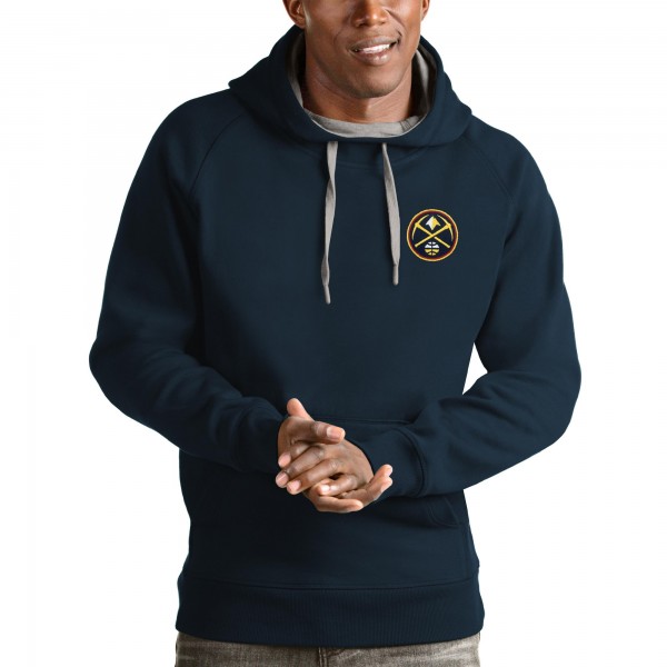 Толстовка с капюшоном Denver Nuggets Antigua Victory - Navy - фирменная одежда NBA