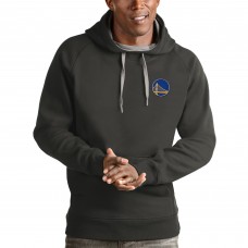 Толстовка с капюшоном Golden State Warriors Antigua Victory - Charcoal