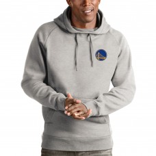 Толстовка с капюшоном Golden State Warriors Antigua Victory - Heathered Gray