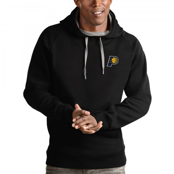 Толстовка с капюшоном Indiana Pacers Antigua Victory - Black - фирменная одежда NBA
