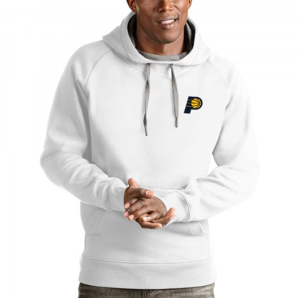 Толстовка с капюшоном Indiana Pacers Antigua Victory - White - фирменная одежда NBA