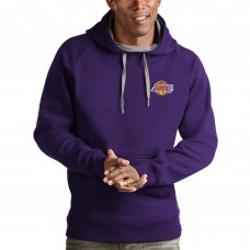 Толстовка с капюшоном Los Angeles Lakers Antigua Victory - Purple