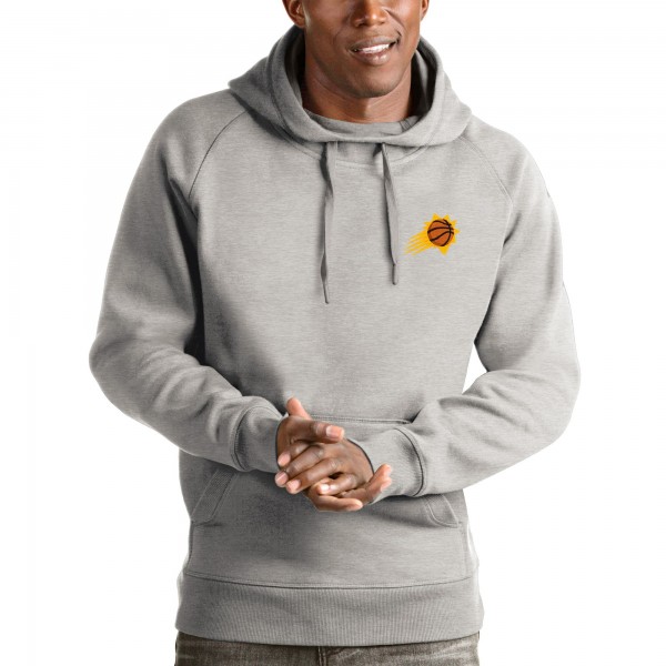 Толстовка с капюшоном Phoenix Suns Antigua Victory - Heathered Gray - фирменная одежда NBA