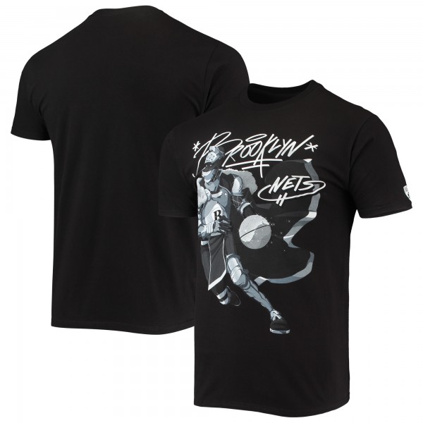 Футболка Brooklyn Nets NBA x McFlyy Black Identify Artist Series