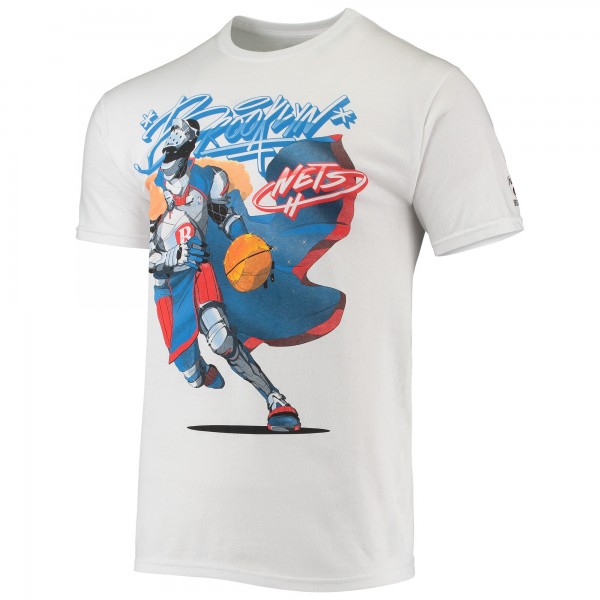 Футболка Brooklyn Nets NBA x McFlyy Identify Artist Series - White